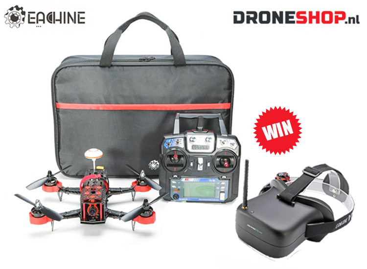 Win een complete Eachine Falcon FPV set van Droneshop.nl